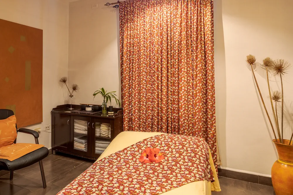 Sala de masajes del Spa en The Haven