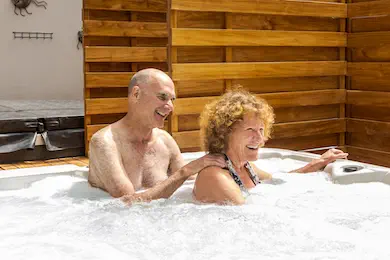 Couple in Hot Tub